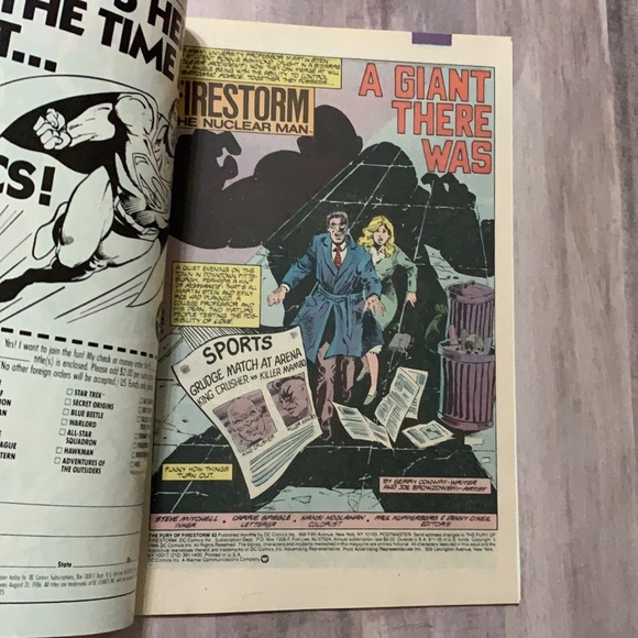 The Fury of Firestorm #52 October 1986 DC Comics - Picture 6 of 7